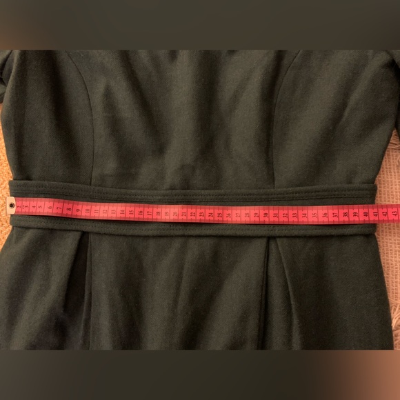 J. Crew Emerald Green Wool Dress - Picture 5 of 7
